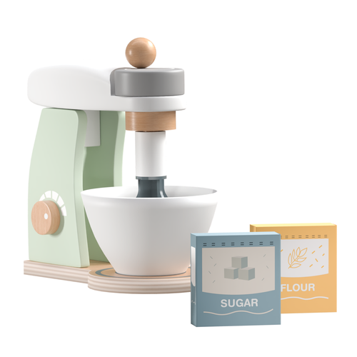 Wood'n Buddy Houten Keukenmachine set - Houten Speelgoed voor Keuken